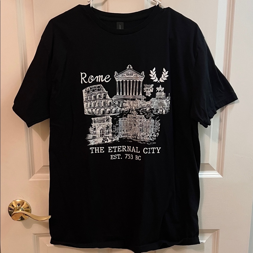 Rome Black T-Shirt